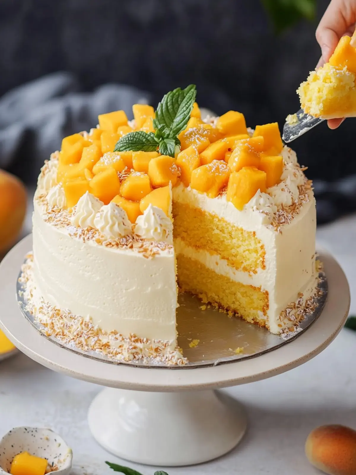 Heavenly Mango Cake: Light, Fruity Bliss from Scratch 5 Mango Cake