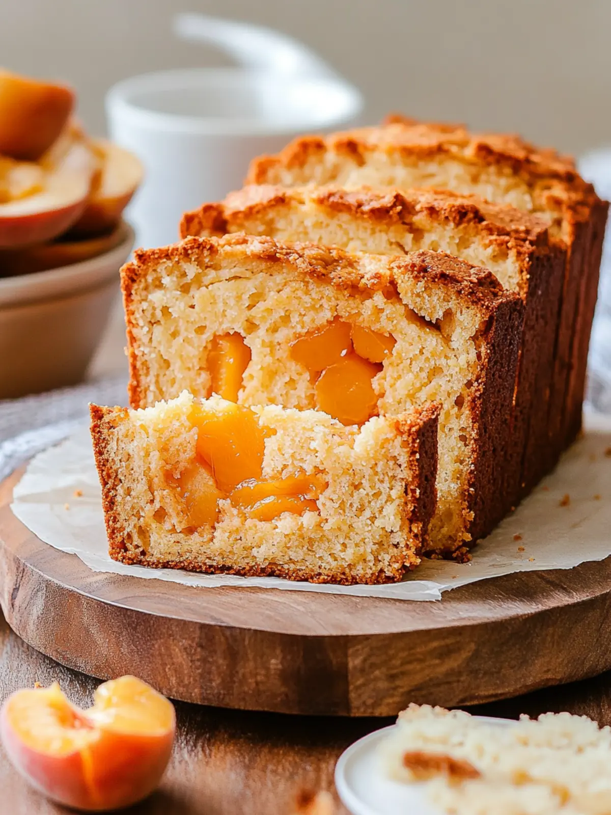 Southern Peach Bread to Sweeten Your Mornings at Home 2 Southern Peach Bread