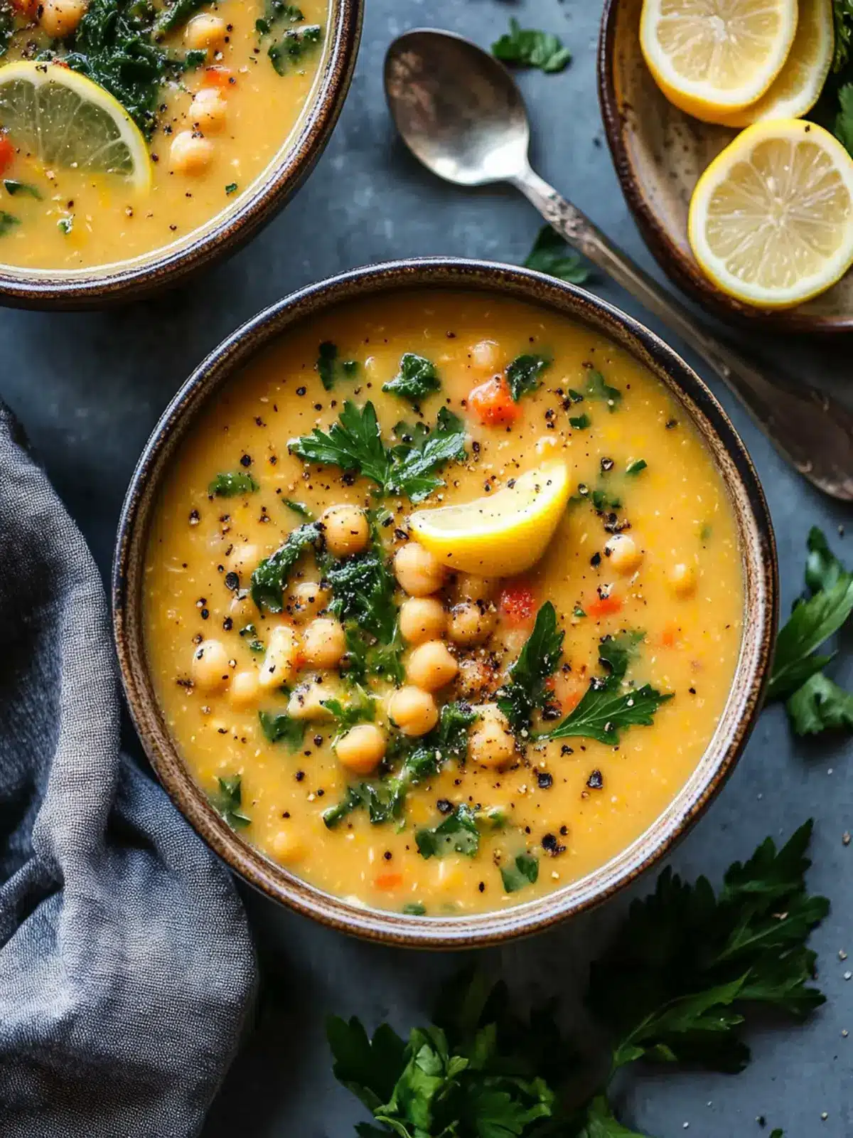 Lemony Greek Chickpea Soup for a Cozy Night In 3 Lemony Greek Chickpea Soup
