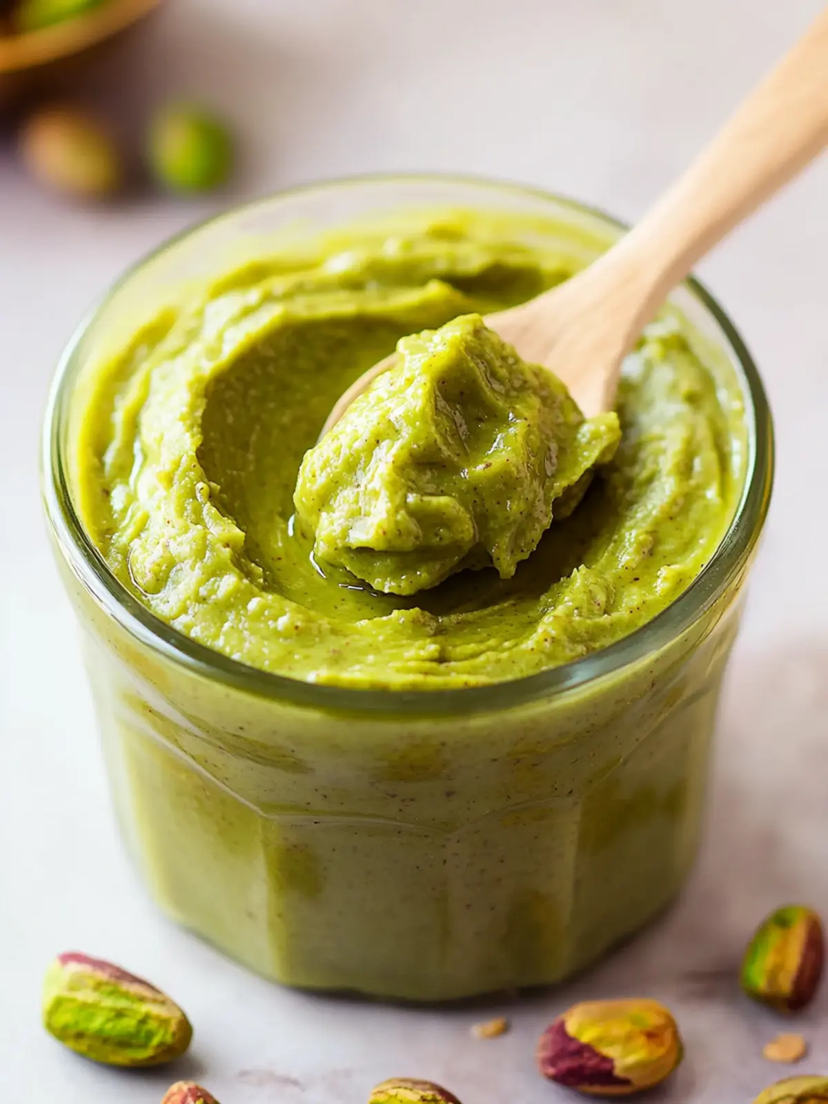 Creamy Homemade Pistachio Butter - Just 1 Ingredient Magic! 2 Homemade Pistachio Butter - With 1 Ingredient!