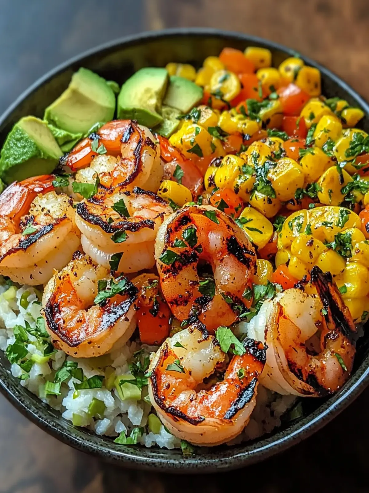 Delicious Grilled Shrimp Bowl Creamy Easy and Quick Recipe 4 Grilled Shrimp Bowl creamy Easy and Quick Recipe