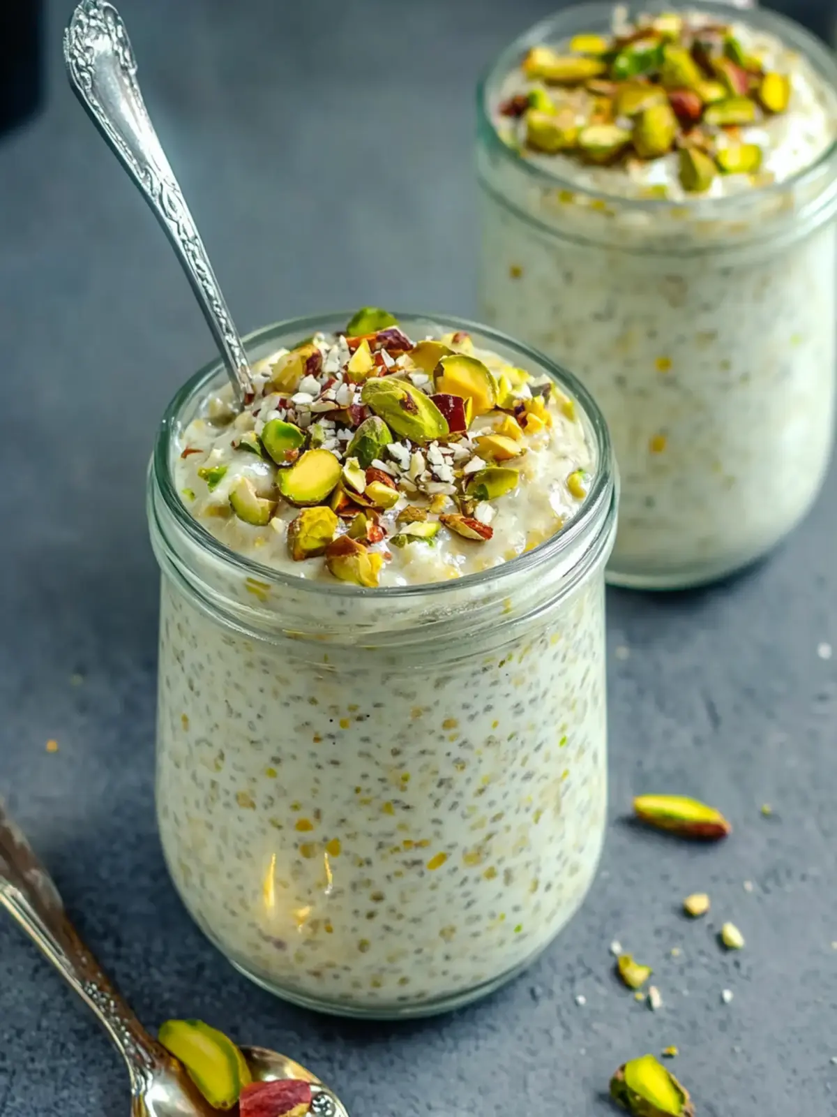 Creamy Pistachio Pudding Overnight Oats for Joyful Mornings 3 Creamy Pistachio Pudding Overnight Oats