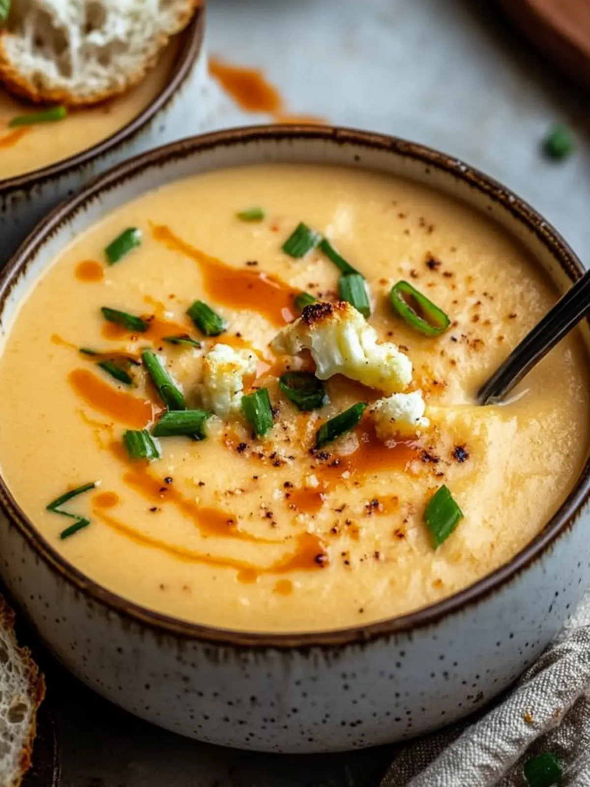 Cheddar Buffalo Cauliflower Soup: A Cozy, Flavorful Twist 2 Cheddar Buffalo Cauliflower Soup