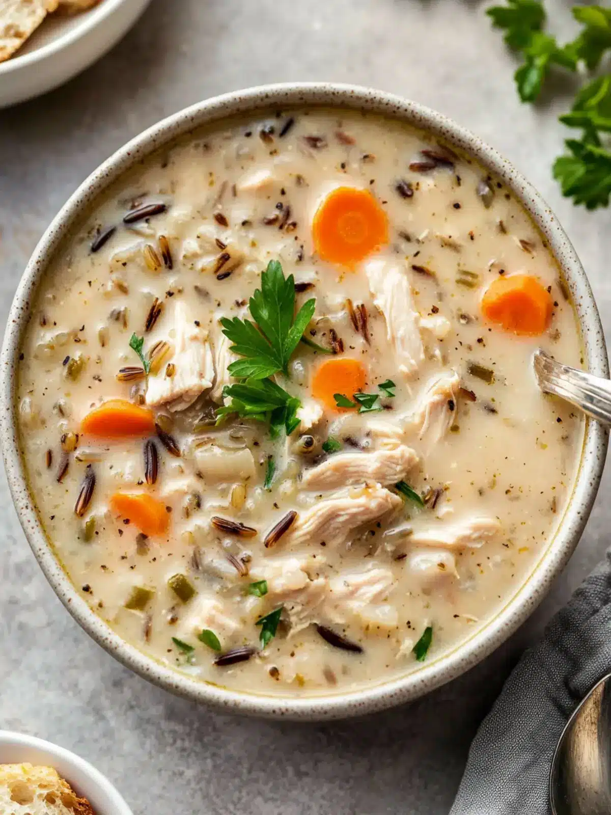 Crockpot Chicken Wild Rice Soup: Cozy Comfort in a Bowl 3 Crockpot Chicken Wild Rice Soup