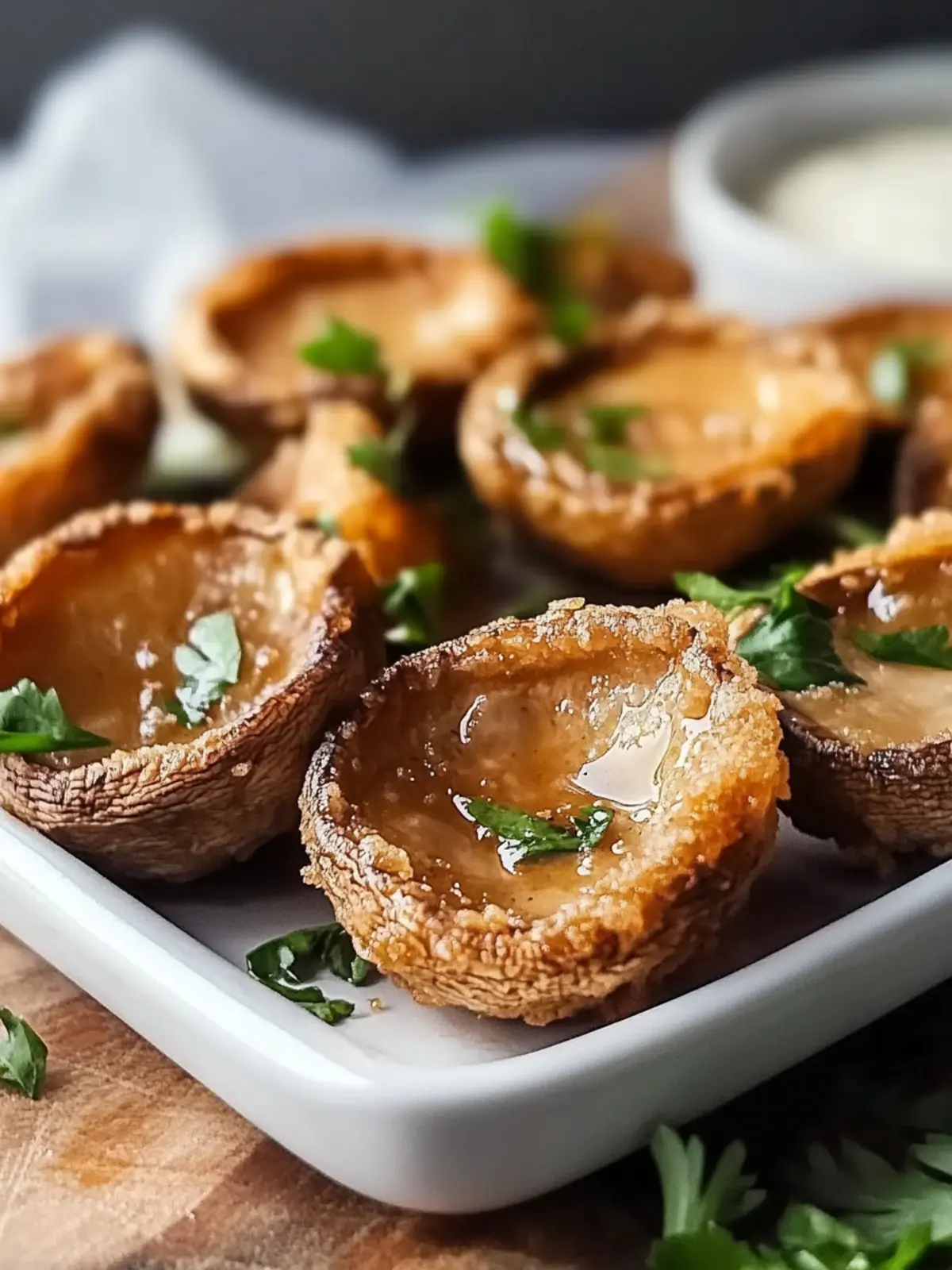 Crispy Fried Mushrooms: The Perfect Vegan Appetizer Delight 4 Crispy Fried Mushrooms
