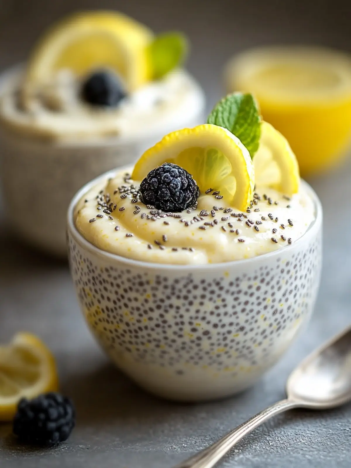 Lemon Cream Chia Pudding for Refreshing, Guilt-Free Indulgence 3 Lemon Cream Chia Pudding