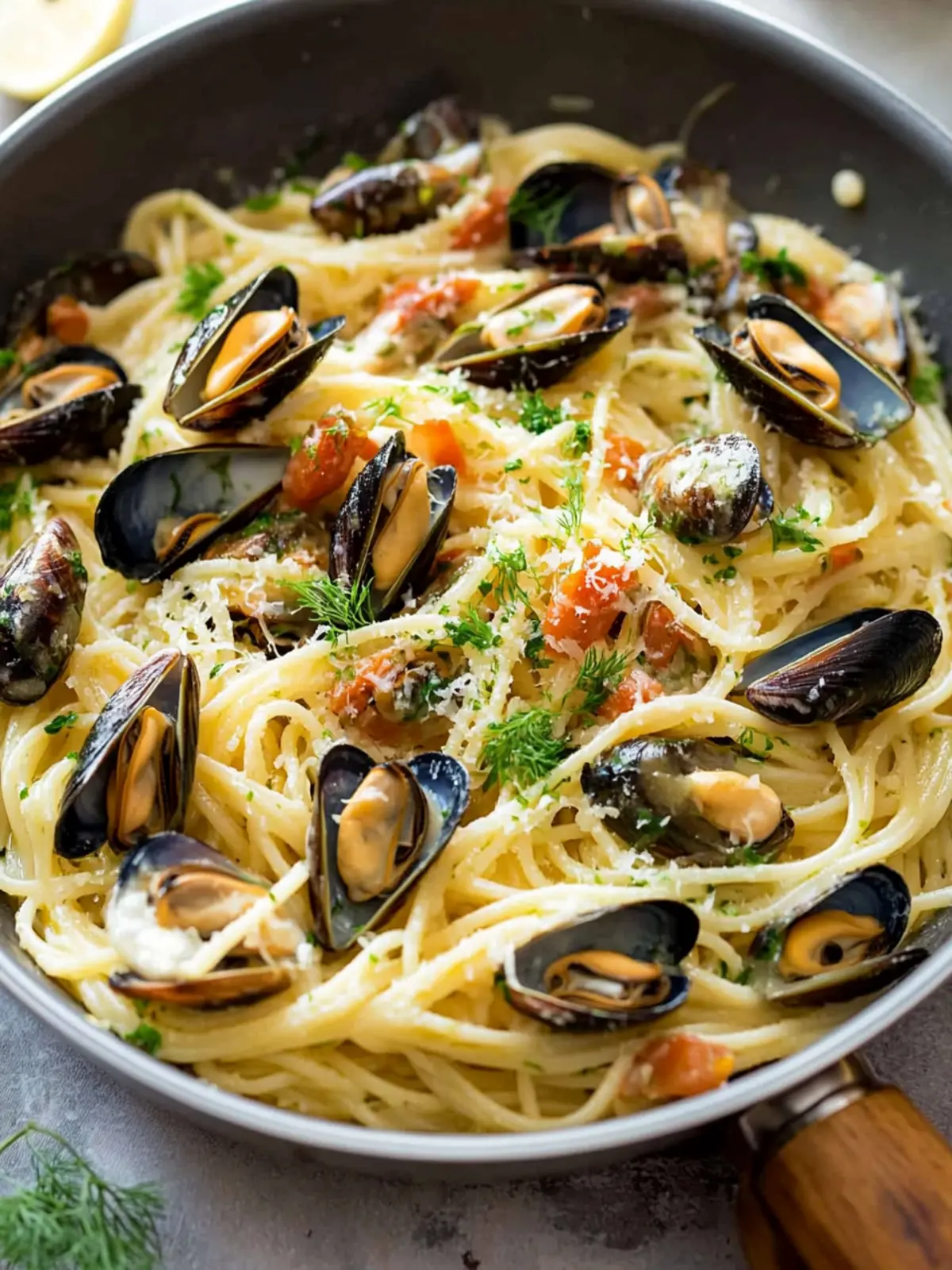 Creamy Mussels Pasta With Garlic And Fennel Delight 5 Mussels Pasta With Garlic And Fennel