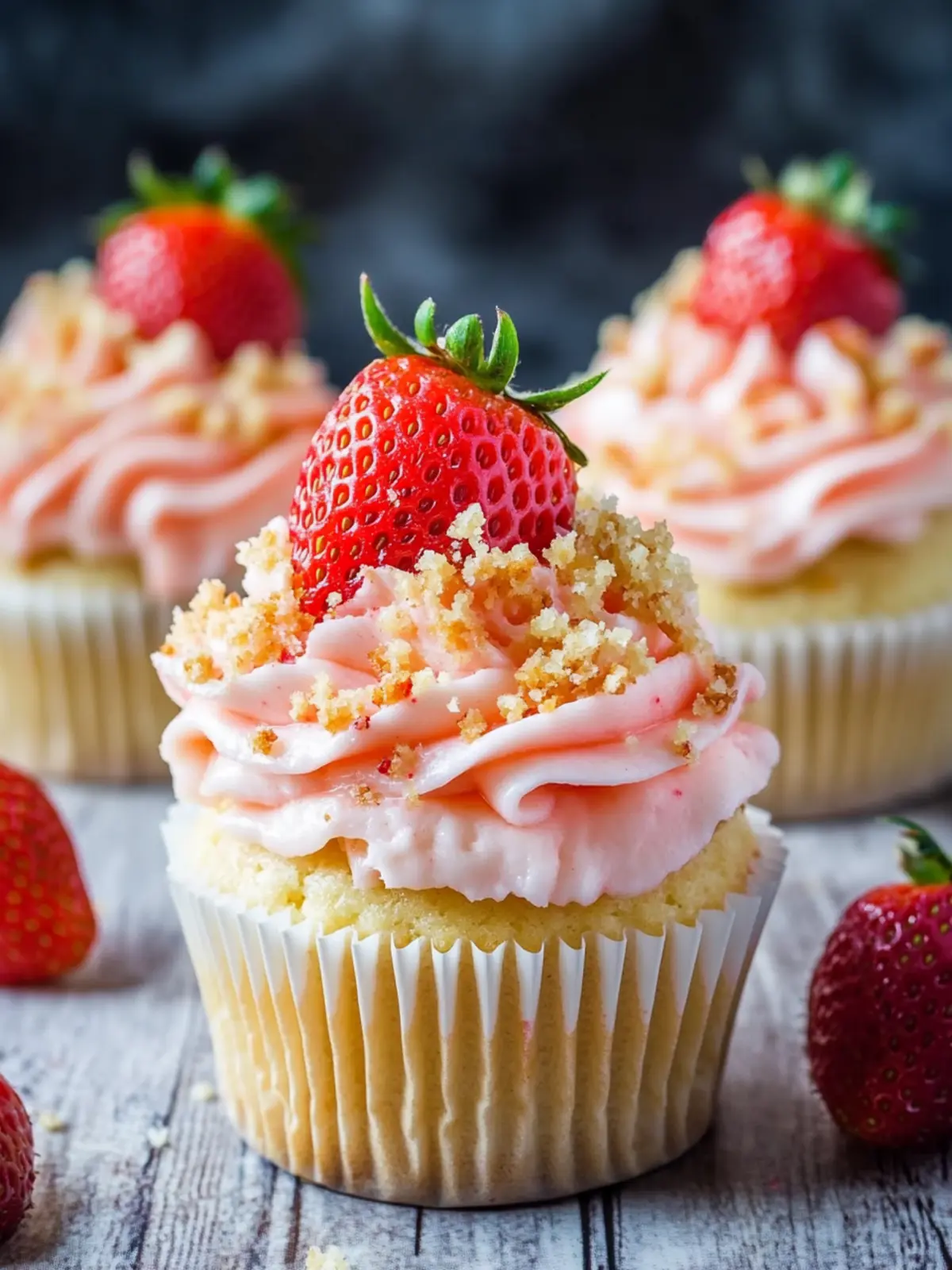 Delicious Strawberry Crunch Cupcakes That Wow Every Bite 2 Strawberry Crunch Cupcakes