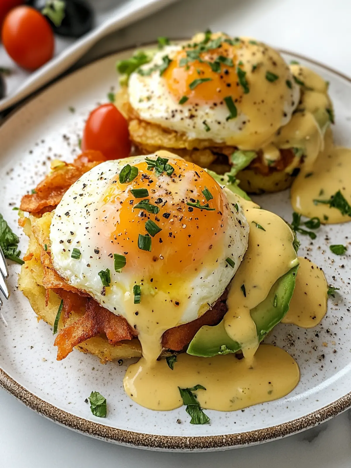 Hashbrown Avocado Eggs Benedict: Your Next Brunch Obsession 2 Hashbrown Avocado Eggs Benedict