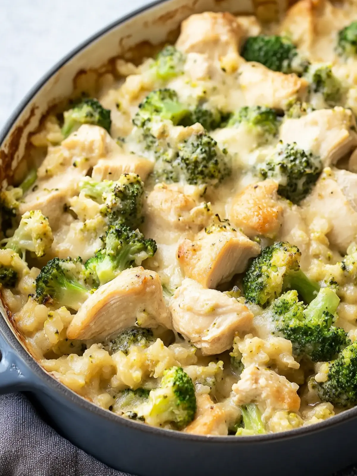 Whole30 Chicken and Broccoli Casserole with Creamy Cauliflower Rice 5 Whole30 Chicken and Broccoli Casserole with Cauliflower Rice