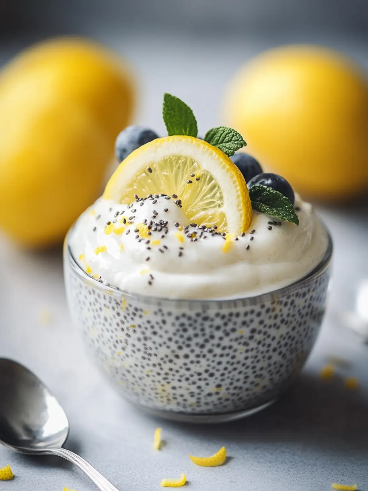 Lemon Cream Chia Pudding for Refreshing, Guilt-Free Indulgence 4 Lemon Cream Chia Pudding
