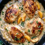 Savory One Skillet Creamy Peach Chicken Delight 8 One Skillet Creamy Peach Chicken