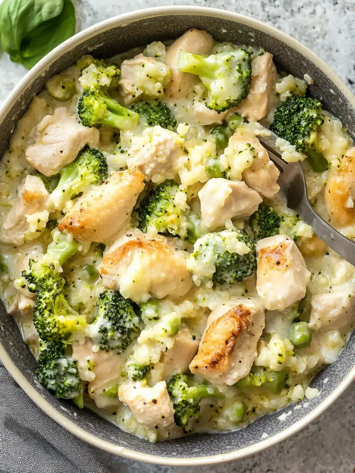 Whole30 Chicken and Broccoli Casserole with Creamy Cauliflower Rice 3 Whole30 Chicken and Broccoli Casserole with Cauliflower Rice