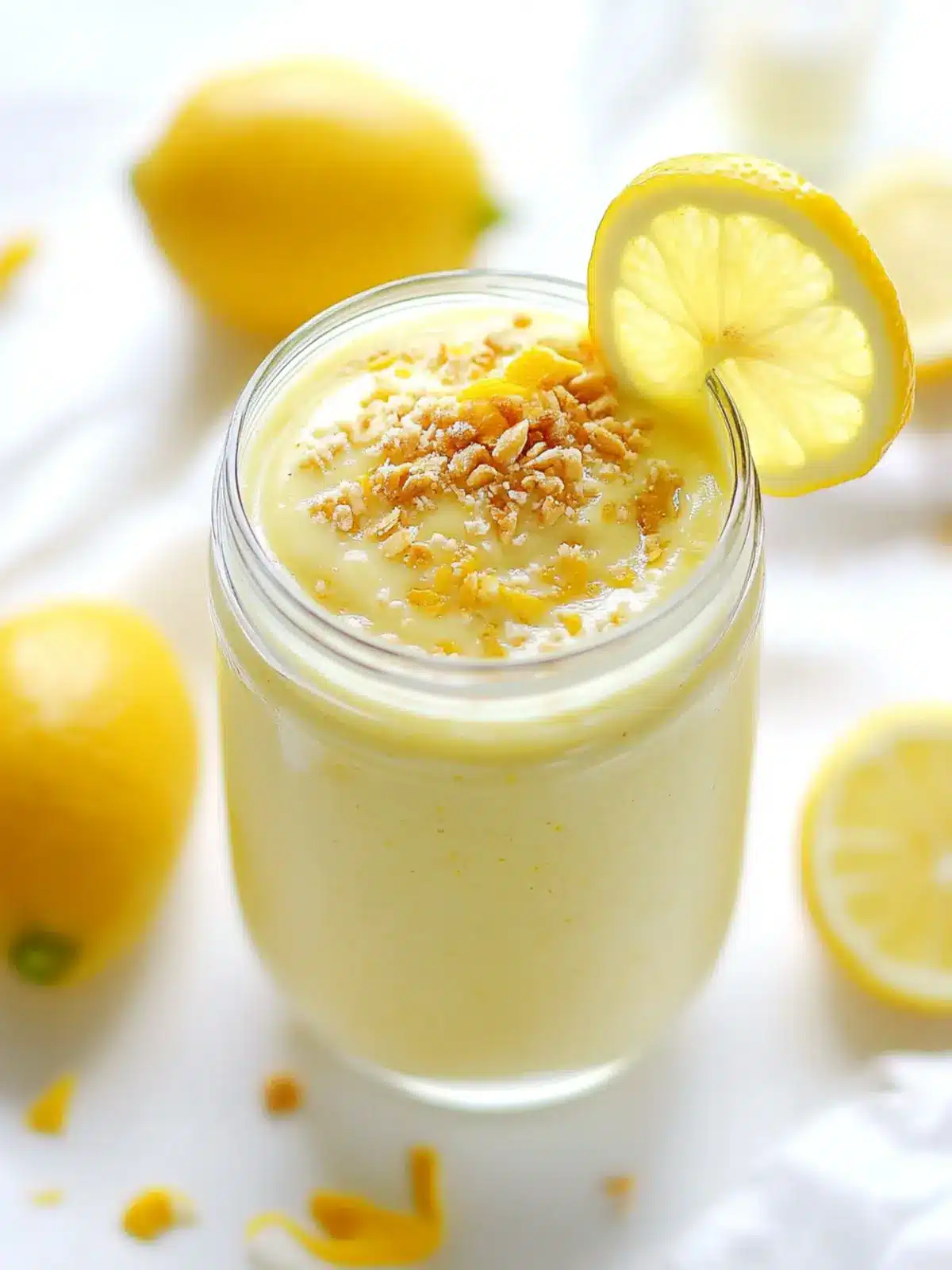 Luscious Lemon Cheesecake Smoothie to Brighten Your Day 3 Luscious Lemon Cheesecake Smoothie