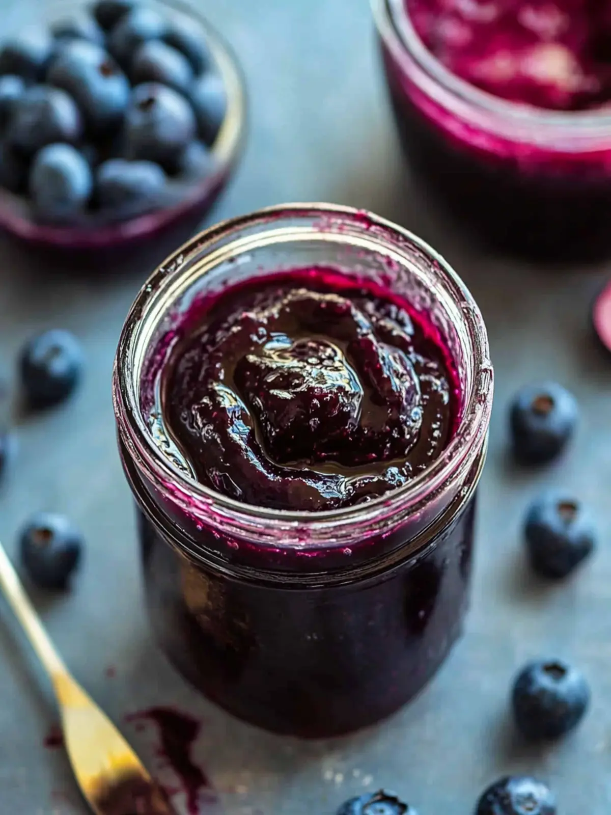 Sweet Blueberry Vanilla Jam to Brighten Your Breakfast! 3 Blueberry Vanilla Jam