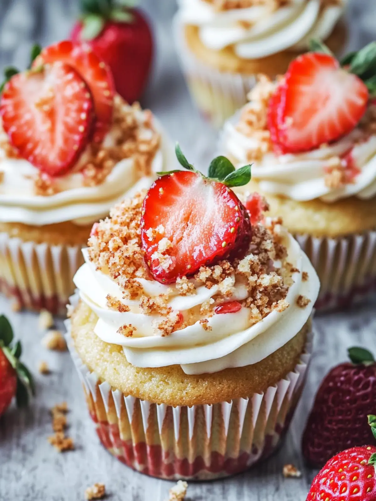 Delicious Strawberry Crunch Cupcakes That Wow Every Bite 4 Strawberry Crunch Cupcakes