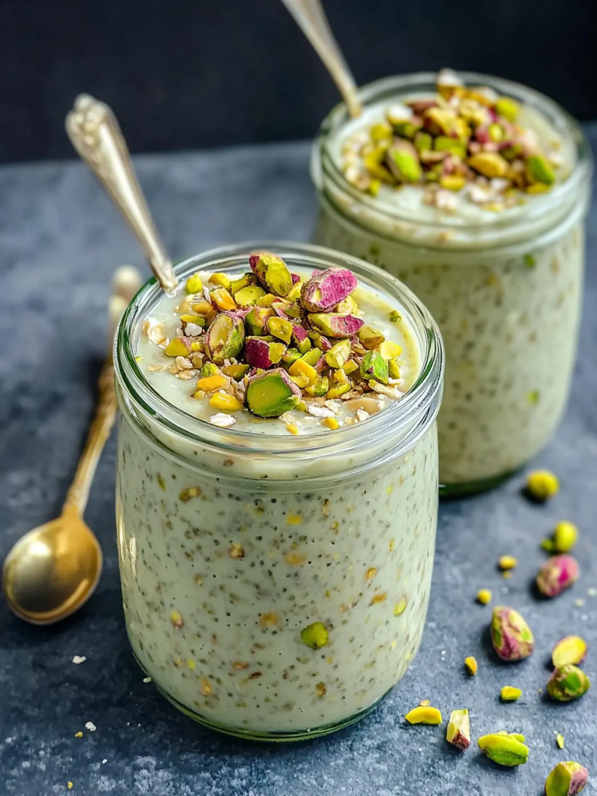 Creamy Pistachio Pudding Overnight Oats for Joyful Mornings 5 Creamy Pistachio Pudding Overnight Oats