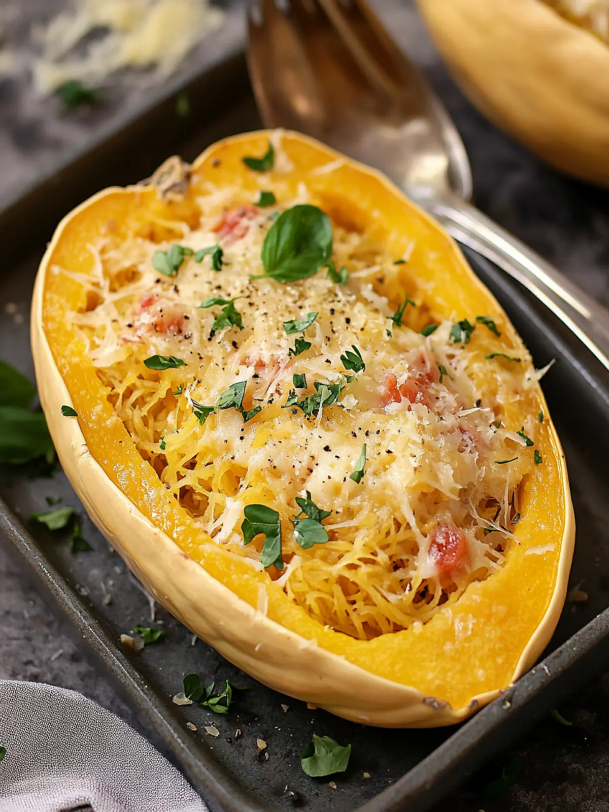 Delicious Boursin Spaghetti Squash for a Cozy Night In 4 Boursin Spaghetti Squash