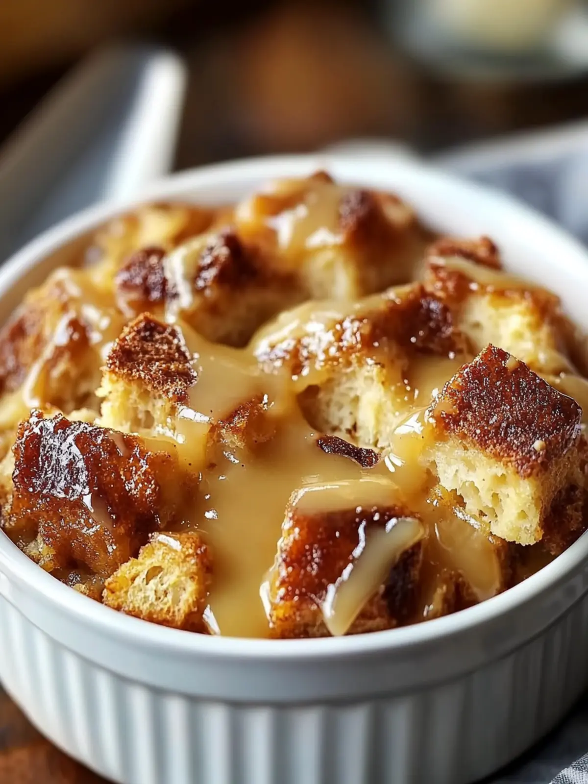Decadent Bread Pudding Recipe with Vanilla Caramel Sauce 5 Bread Pudding Recipe with Vanilla Caramel Sauce