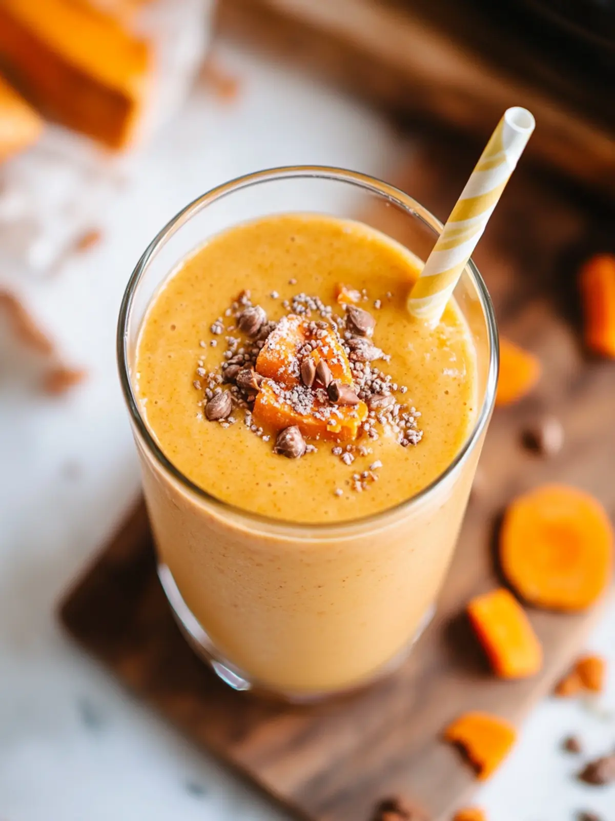 Transform Your Morning with a Carrot Cake Smoothie Vegan High Protein 3 Carrot Cake Smoothie (Vegan, High Protein)