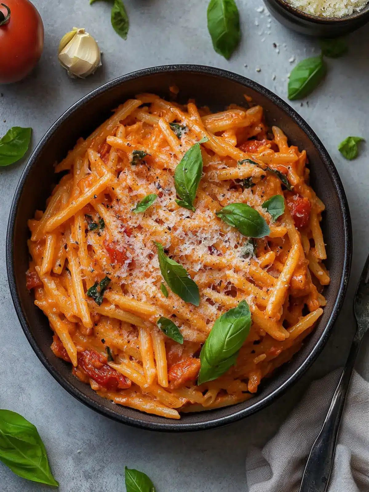 One-Pot Creamy Tomato Pasta Bursting with Flavor and Simplicity 2 One-Pot Creamy Tomato Pasta