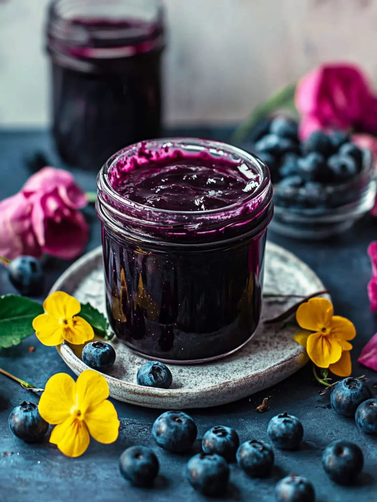 Sweet Blueberry Vanilla Jam to Brighten Your Breakfast! 5 Blueberry Vanilla Jam