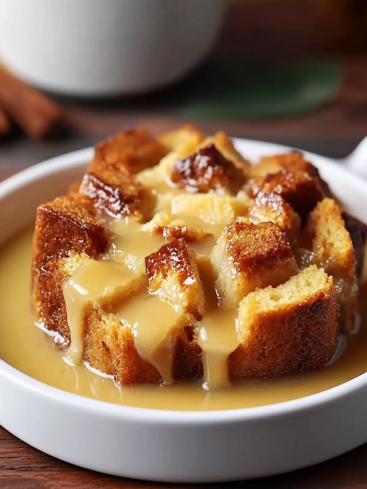 Decadent Bread Pudding Recipe with Vanilla Caramel Sauce 3 Bread Pudding Recipe with Vanilla Caramel Sauce