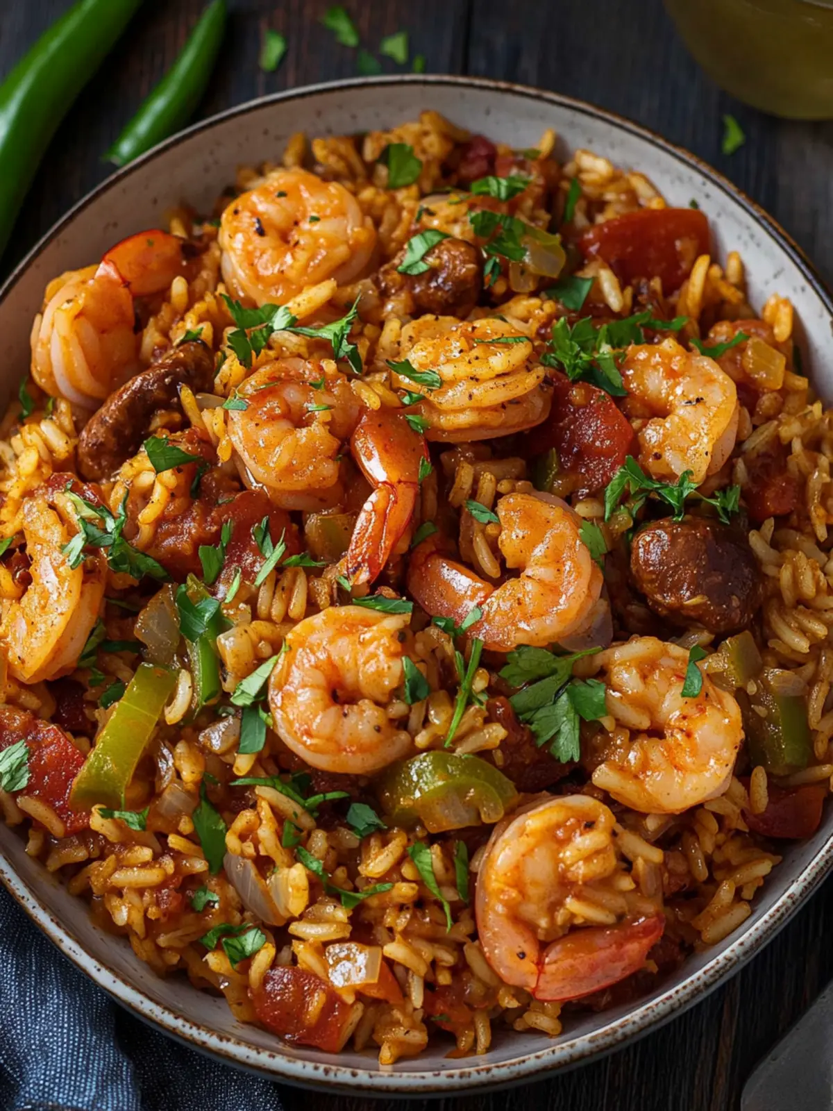 Savory Creole Jambalaya: A Heartwarming Rice Bake Delight 3 Creole Jambalaya