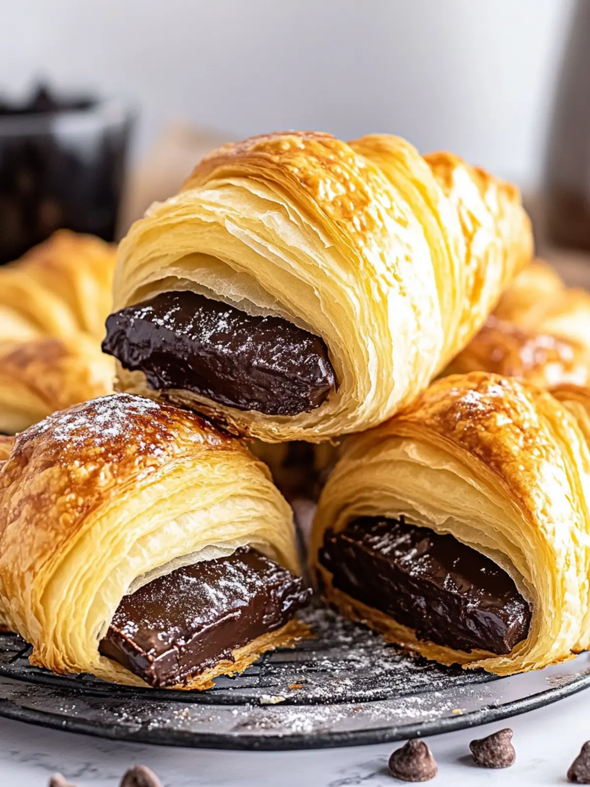 Easy Puff Pastry Chocolate Croissants You Can Master Today 5 Puff Pastry Chocolate Croissants
