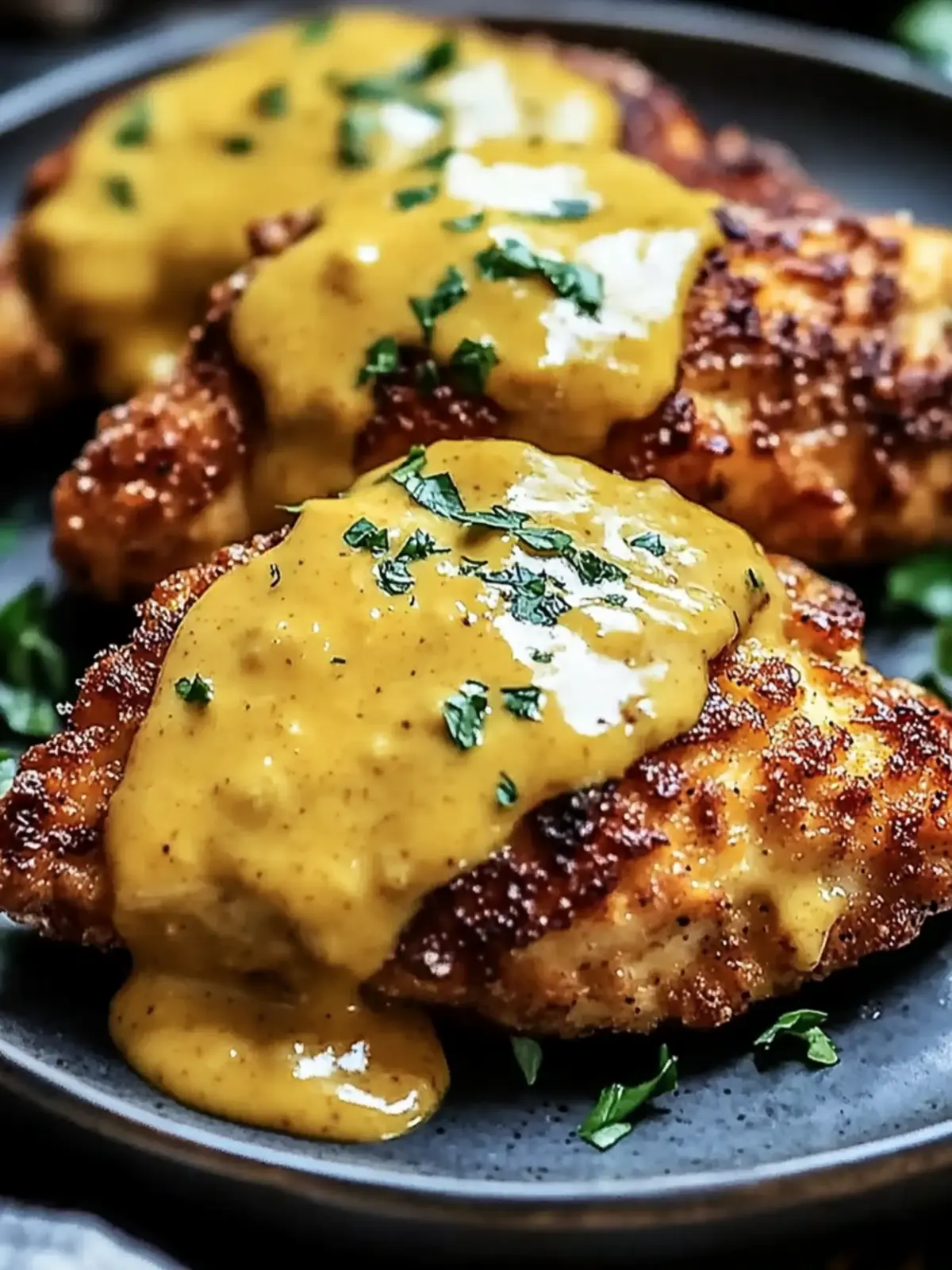 Delicious Pretzel Chicken with Mustard-Cheddar Sauce Bliss 5 Delicious Pretzel Chicken with Mustard-Cheddar Sauce Recipe