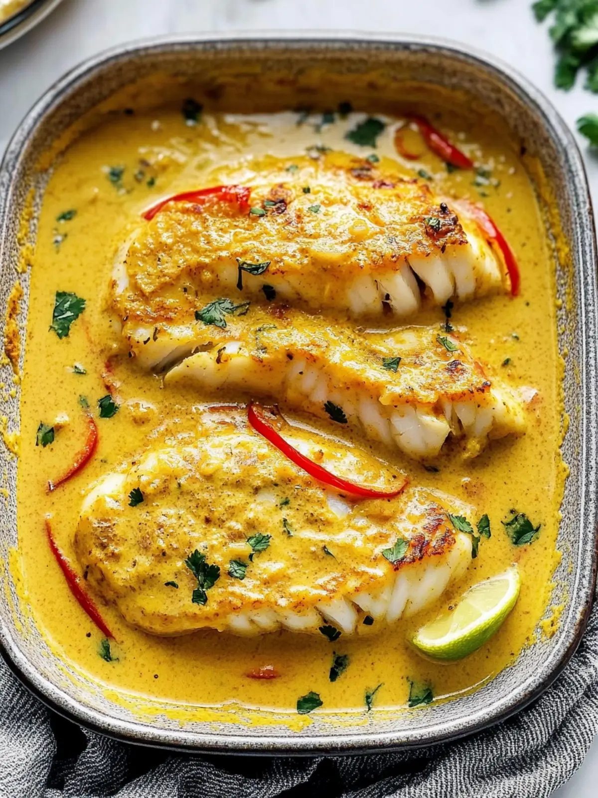 Elevate Dinner with Coconut Curry Baked Cod Delight 5 Coconut Curry Baked Cod