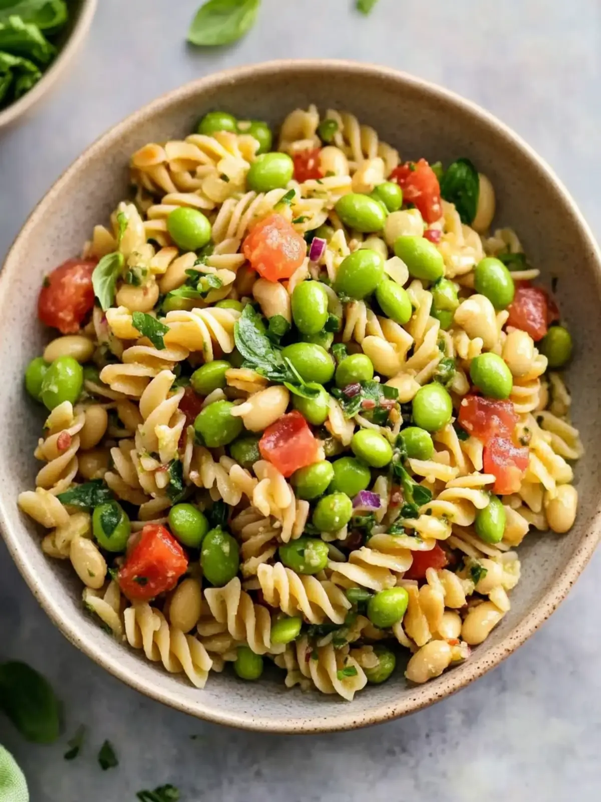 Healthy Vegan Edamame Pasta Salad for Quick Weeknight Meals 2 Healthy Vegan Edamame Pasta Salad