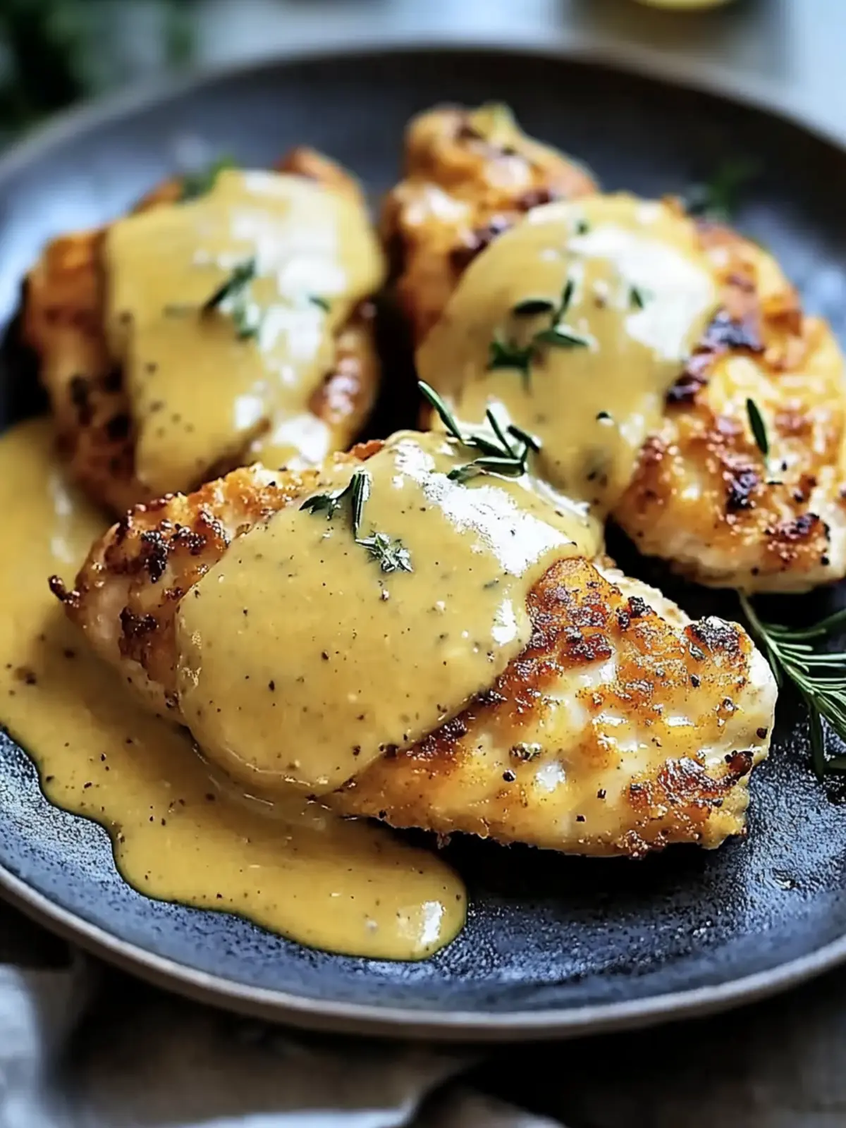 Delicious Pretzel Chicken with Mustard-Cheddar Sauce Bliss 4 Delicious Pretzel Chicken with Mustard-Cheddar Sauce Recipe