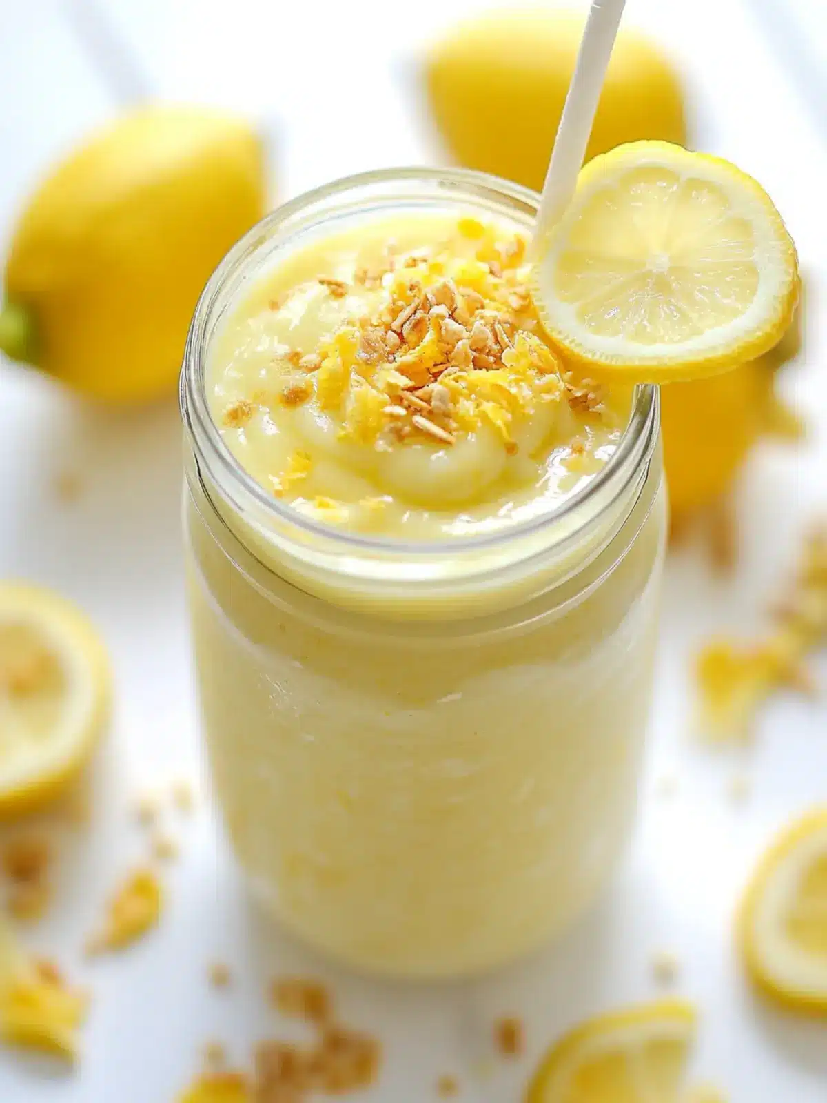 Luscious Lemon Cheesecake Smoothie to Brighten Your Day 5 Luscious Lemon Cheesecake Smoothie
