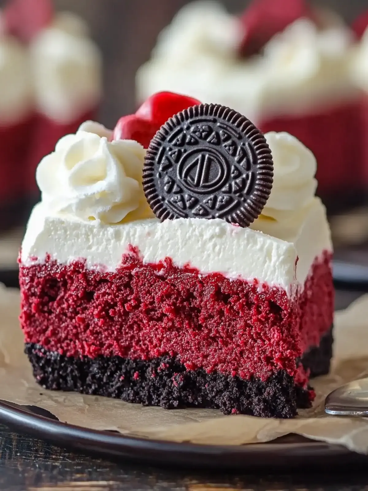 Delicious Oreo Red Velvet Cheesecake Recipe You'll Love 2 Oreo Red Velvet Cheesecake Recipe