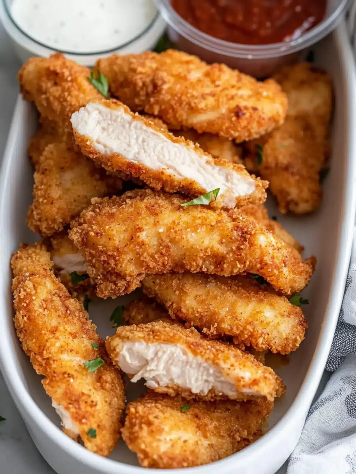 Whole30 Chicken Tenders That Crunch & Satisfy Guilt-Free! 2 Whole30 Chicken Tenders (Paleo, Low Carb, Gluten Free)