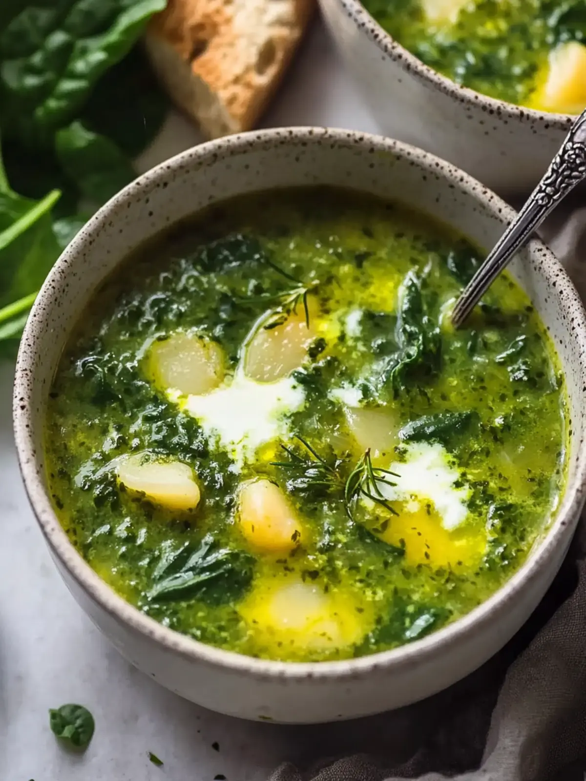 Delicious Green Borscht: Energizing Ukrainian Spinach Soup 3 Green Borscht (Ukrainian Spinach Soup)
