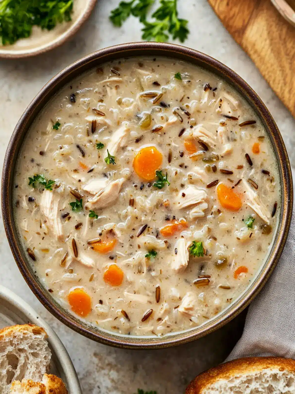 Crockpot Chicken Wild Rice Soup: Cozy Comfort in a Bowl 5 Crockpot Chicken Wild Rice Soup
