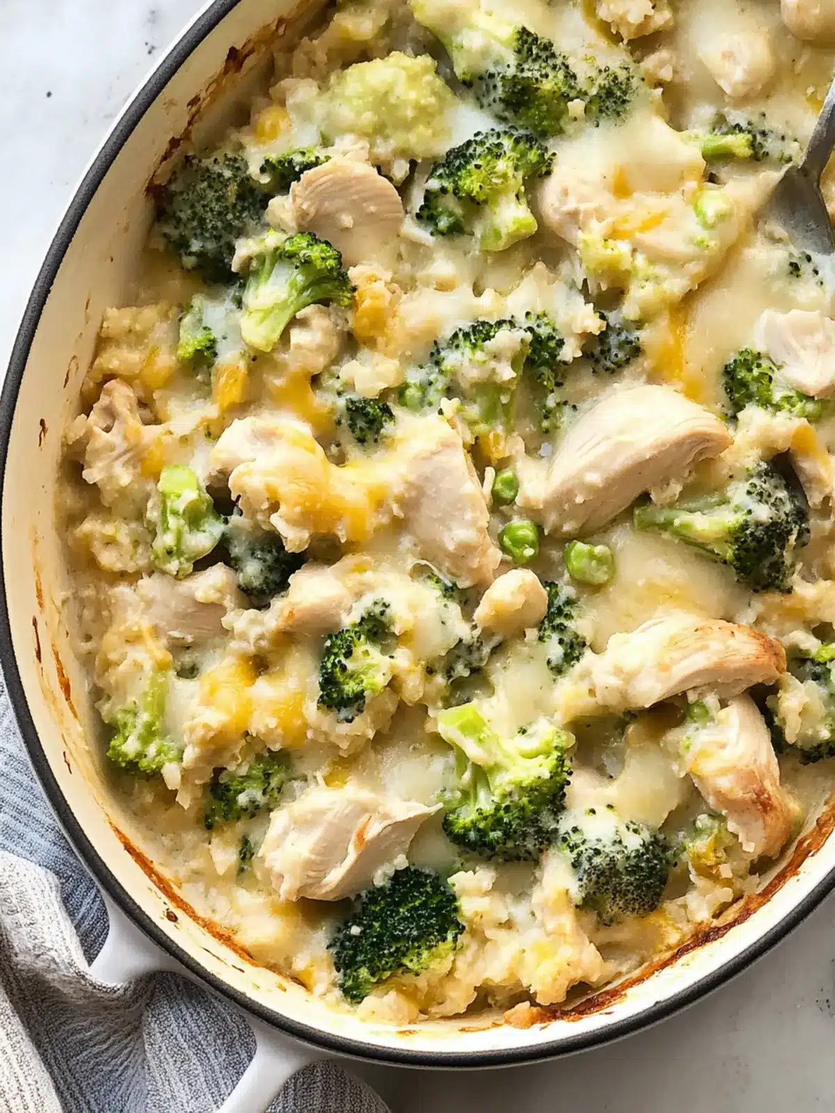 Whole30 Chicken and Broccoli Casserole with Creamy Cauliflower Rice 4 Whole30 Chicken and Broccoli Casserole with Cauliflower Rice