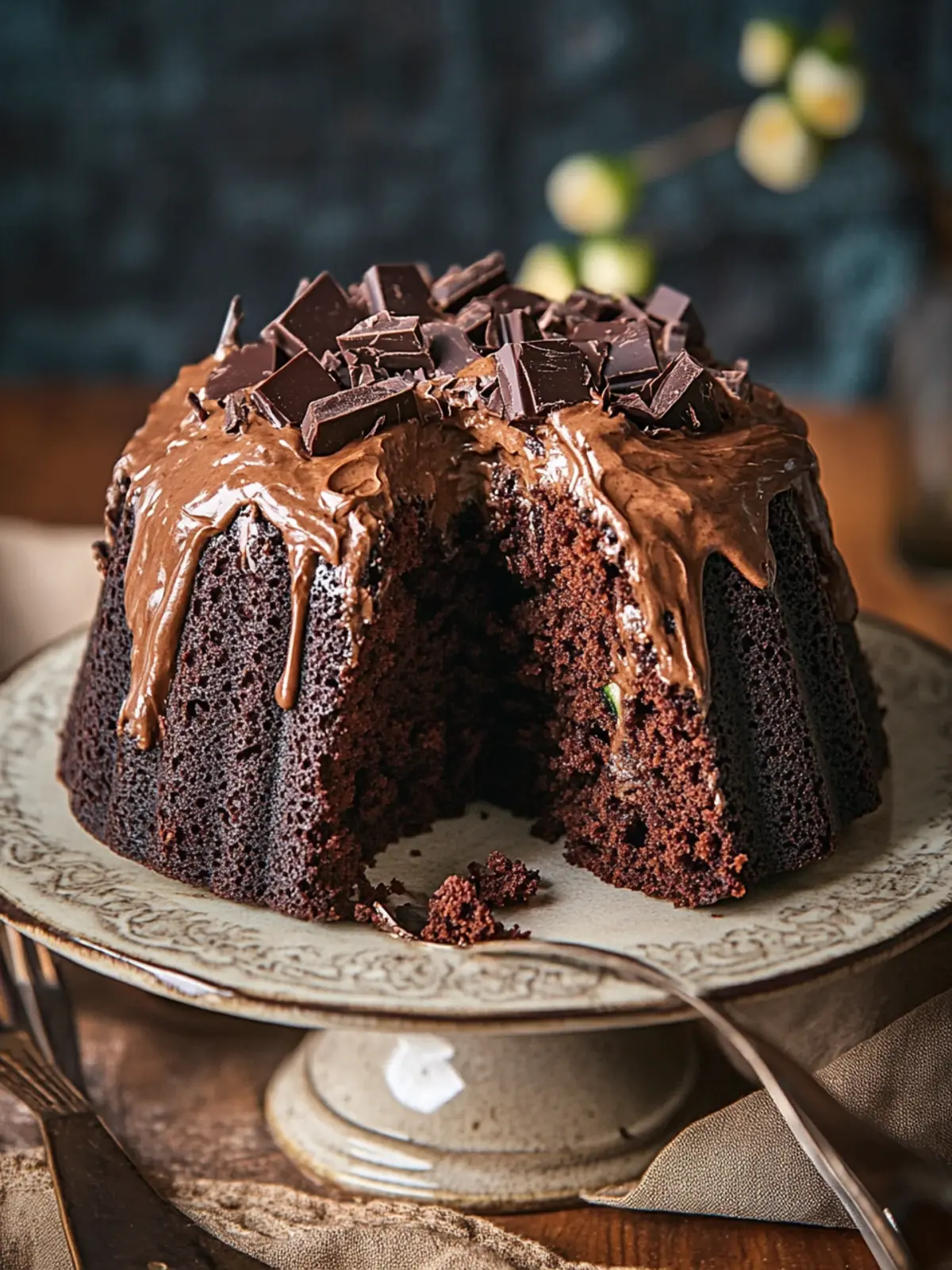 Satisfy Your Sweet Tooth with This Chocolate Zucchini Cake 4 Chocolate Zucchini Cake