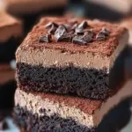 Decadent Chocolate Mousse Brownies That Will Wow You! 5 Chocolate Mousse Brownies or Best Brownies EVER!