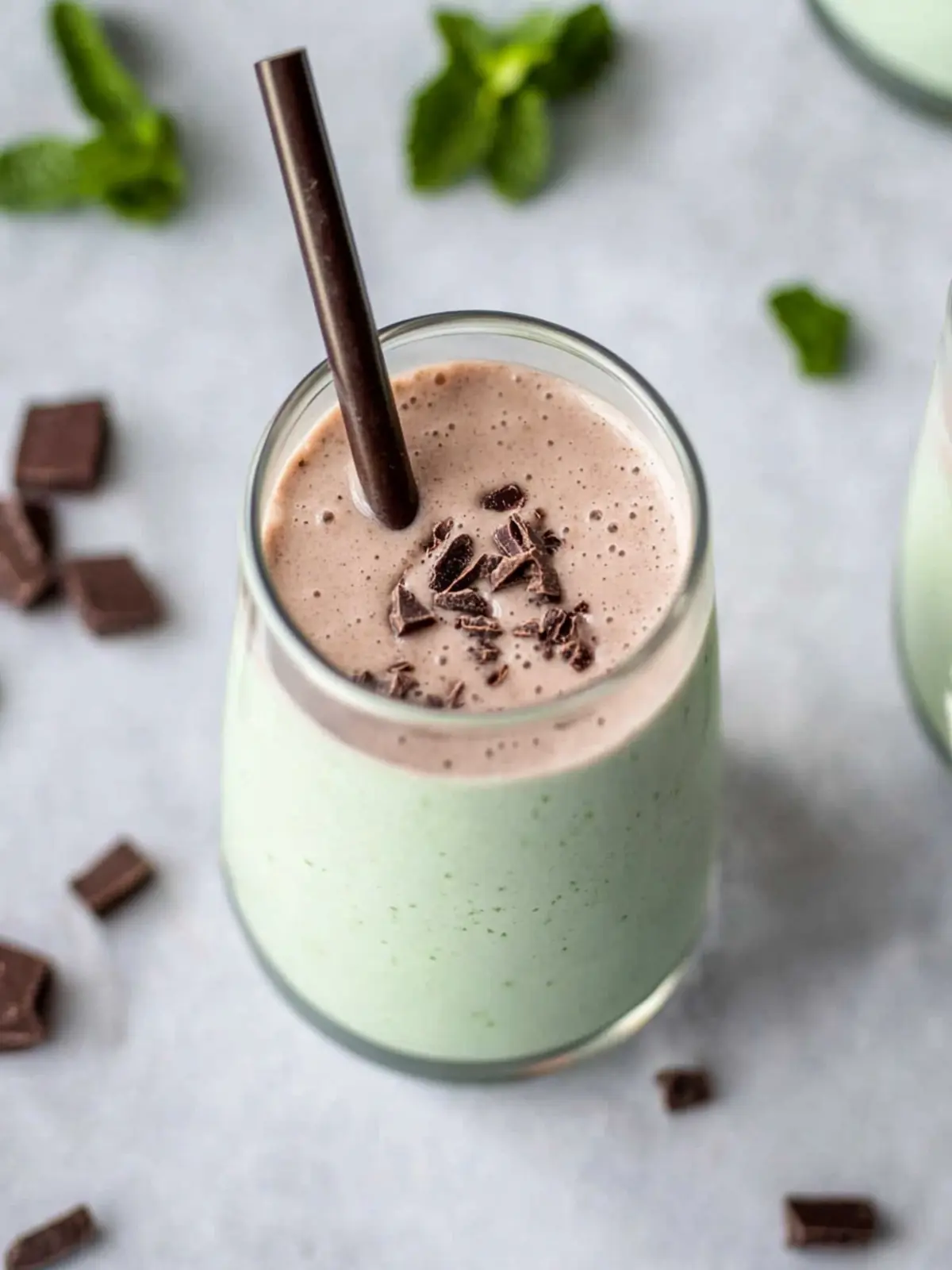 Dairy Free Mint Chocolate Smoothie for a Guilt-Free Treat 5 Dairy Free Mint Chocolate Smoothie