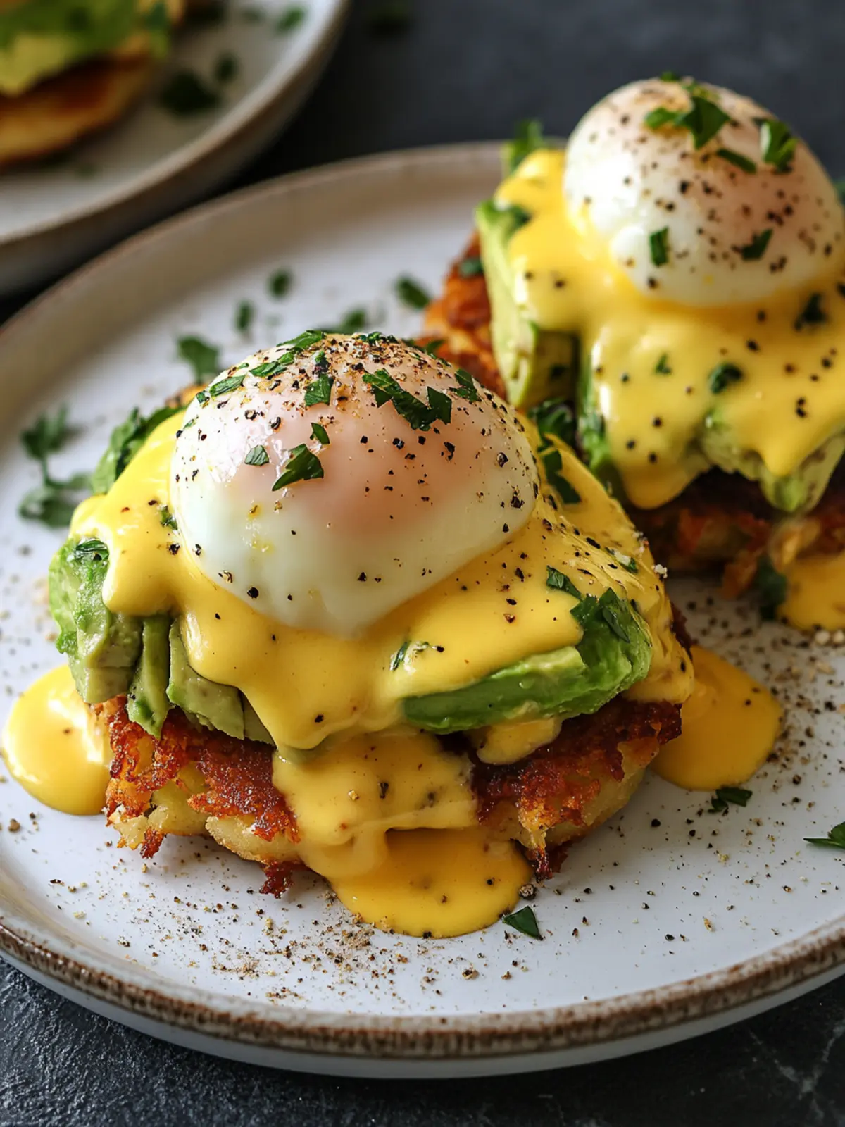 Hashbrown Avocado Eggs Benedict: Your Next Brunch Obsession 3 Hashbrown Avocado Eggs Benedict