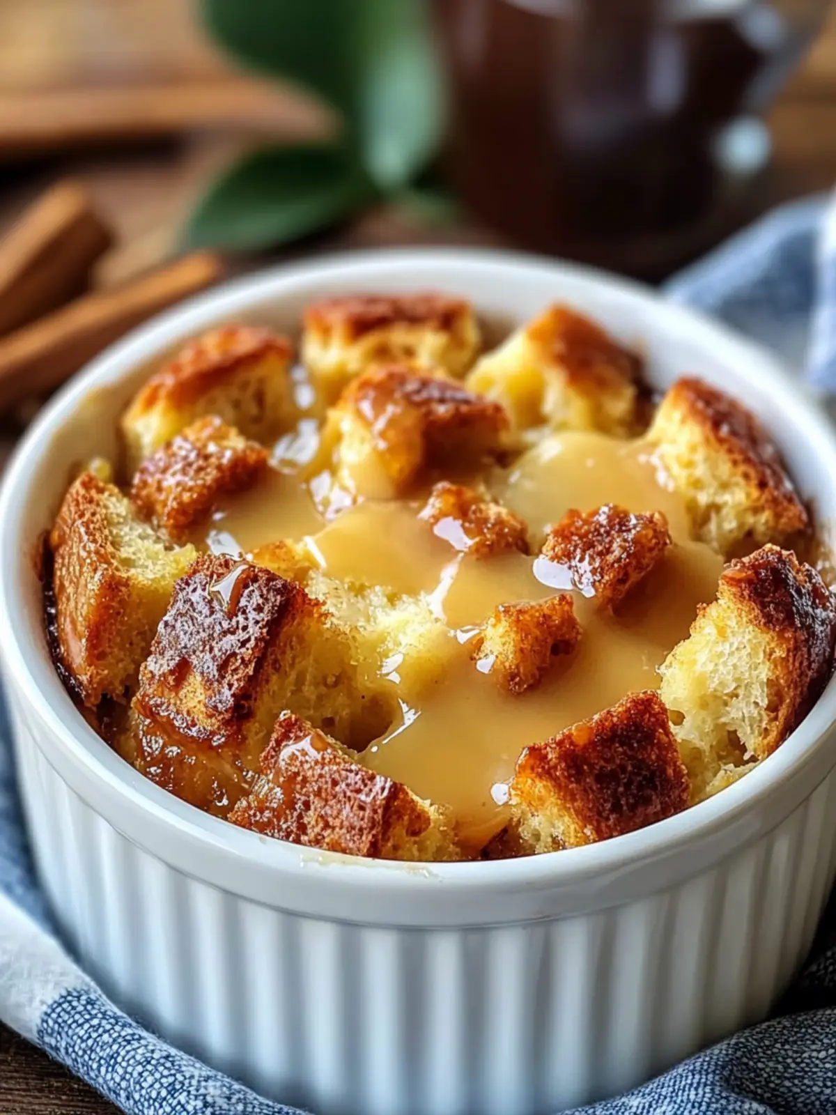 Decadent Bread Pudding Recipe with Vanilla Caramel Sauce 2 Bread Pudding Recipe with Vanilla Caramel Sauce