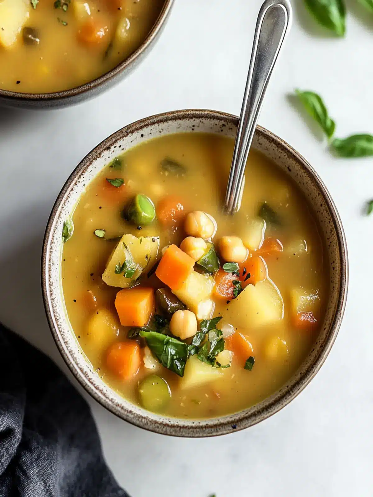 Cozy Chickpea Vegetable Soup for Comfort and Wellness 4 Chickpea Vegetable Soup