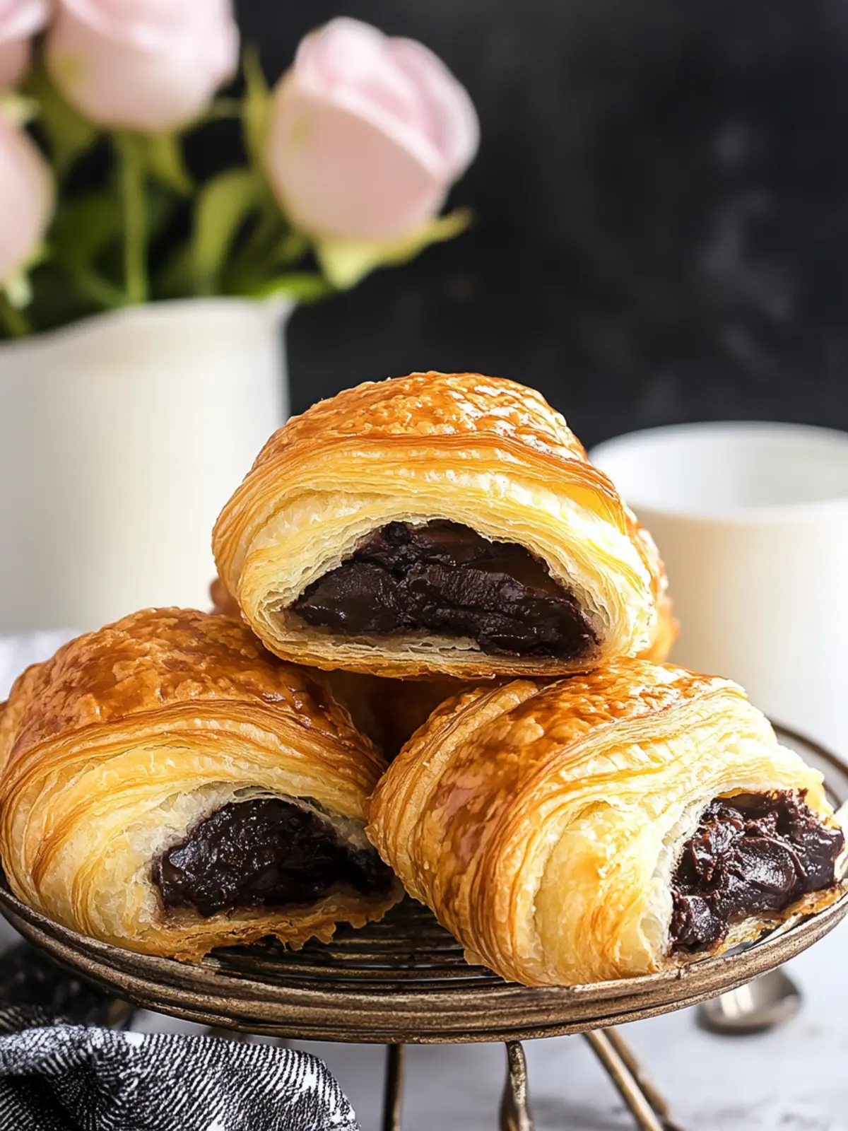 Easy Puff Pastry Chocolate Croissants You Can Master Today 2 Puff Pastry Chocolate Croissants