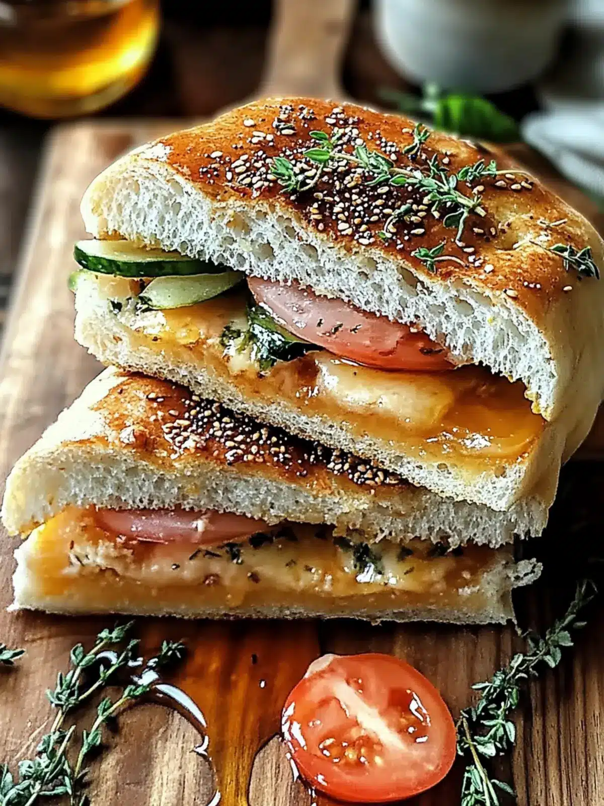 Focaccia Sandwiches with Hot Honey: Gourmet Picnic Perfection 4 Focaccia Sandwiches with Hot Honey for Gourmet Picnics