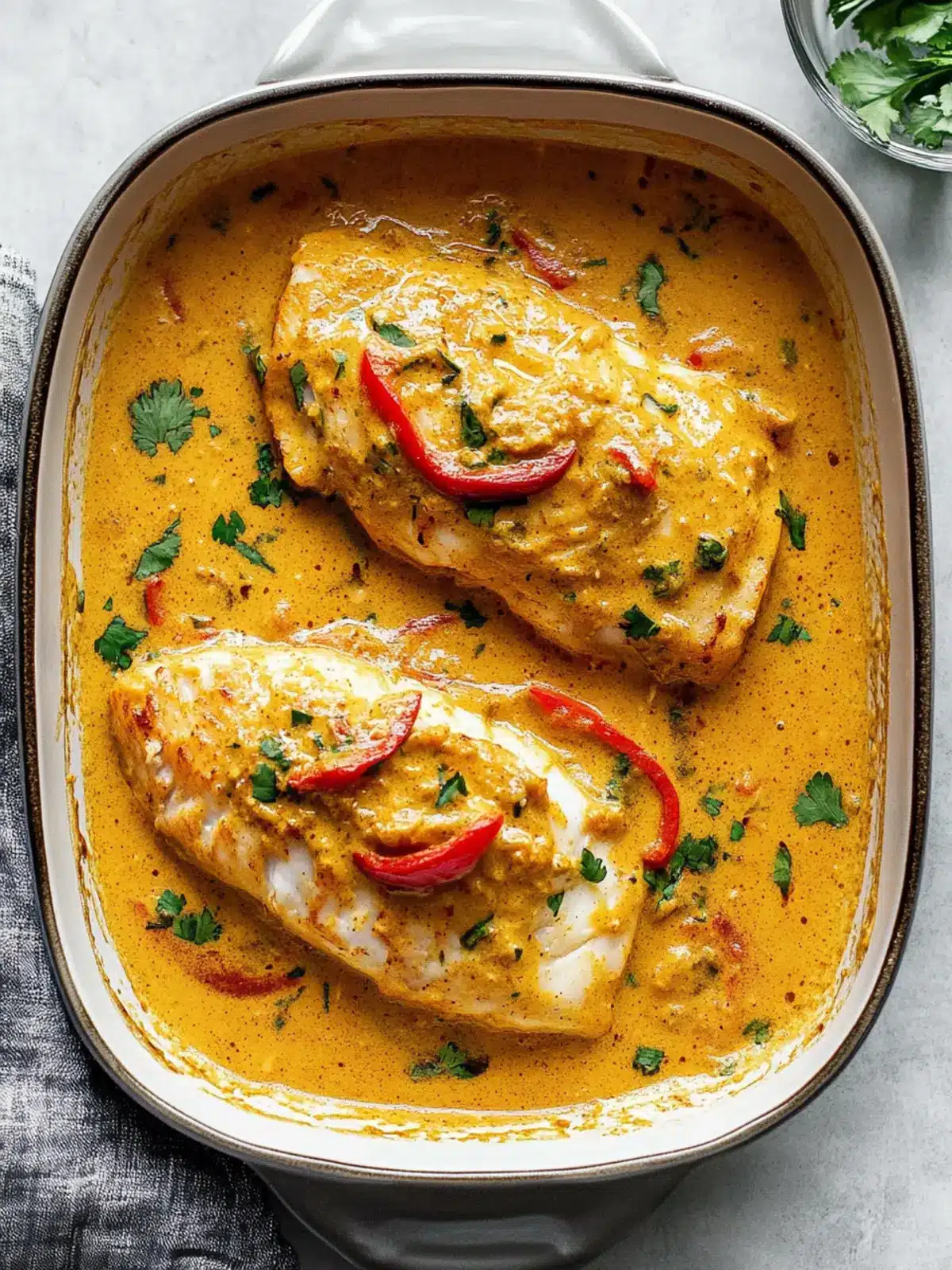 Elevate Dinner with Coconut Curry Baked Cod Delight 2 Coconut Curry Baked Cod