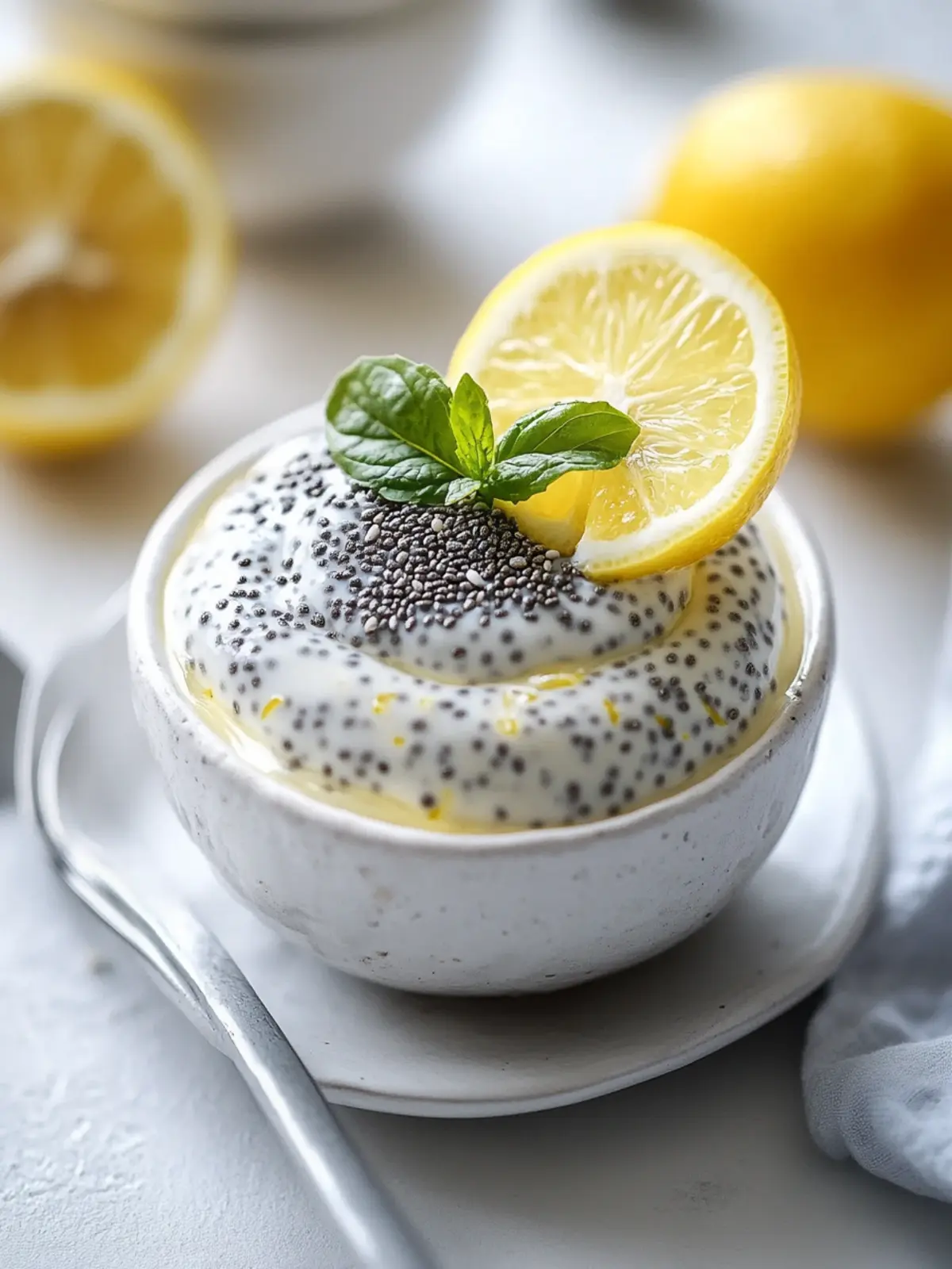 Lemon Cream Chia Pudding for Refreshing, Guilt-Free Indulgence 5 Lemon Cream Chia Pudding