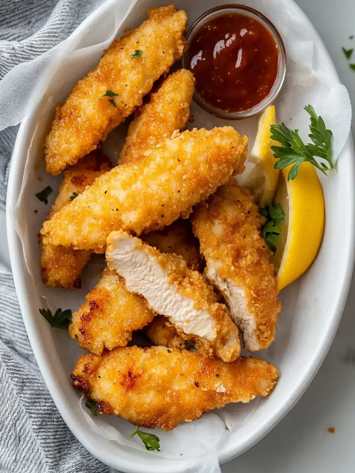 Whole30 Chicken Tenders That Crunch & Satisfy Guilt-Free! 4 Whole30 Chicken Tenders (Paleo, Low Carb, Gluten Free)